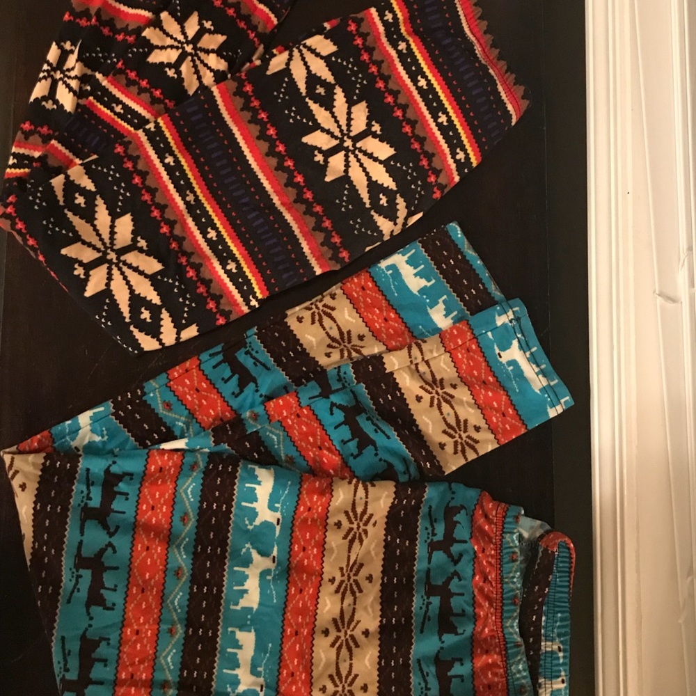 Winter Print Leggings